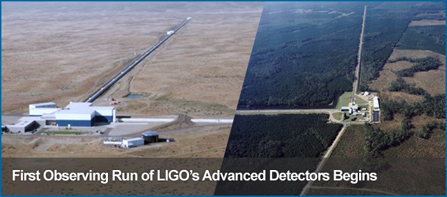 LIGO begins its 1st Observing Run