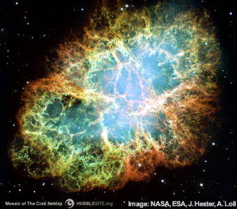 An image of the Crab Nebula