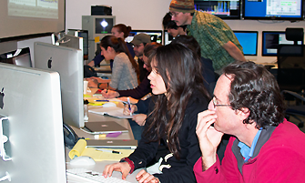 Los científicos de LIGO en el trabajo